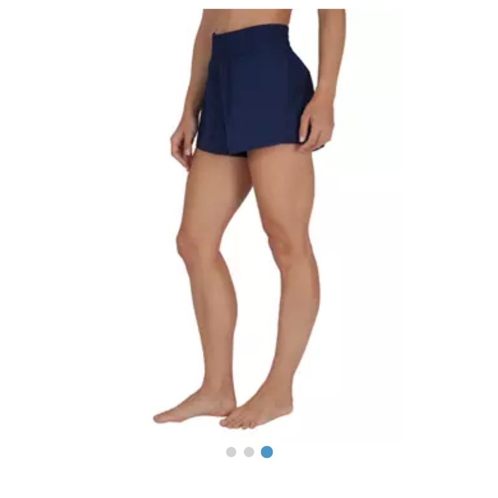NWT Women's Navy Blue Athletic Shorts Yogalicious